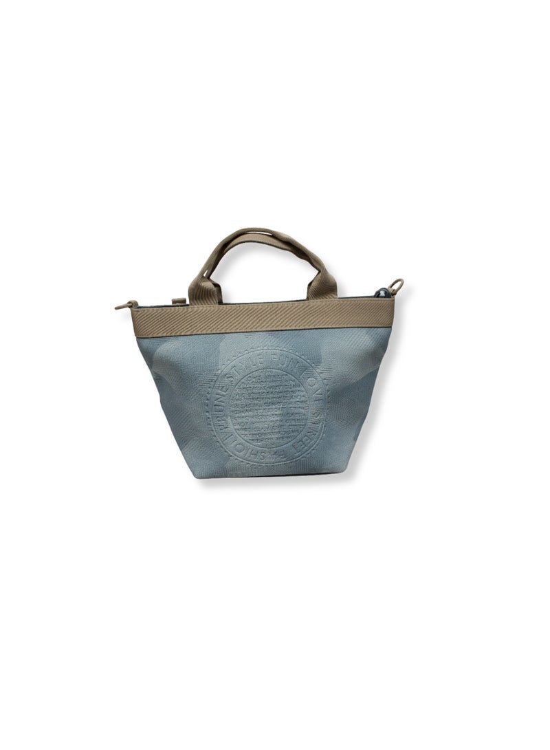 David Jones Women's Handbag Stylish and Durable Everyday Carry | Color Blue Jean(CM7518) - Image 1